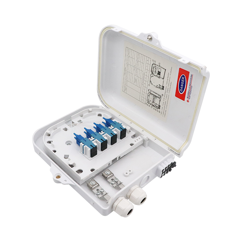 Casella di distribuzione in fibra ottica 8 core