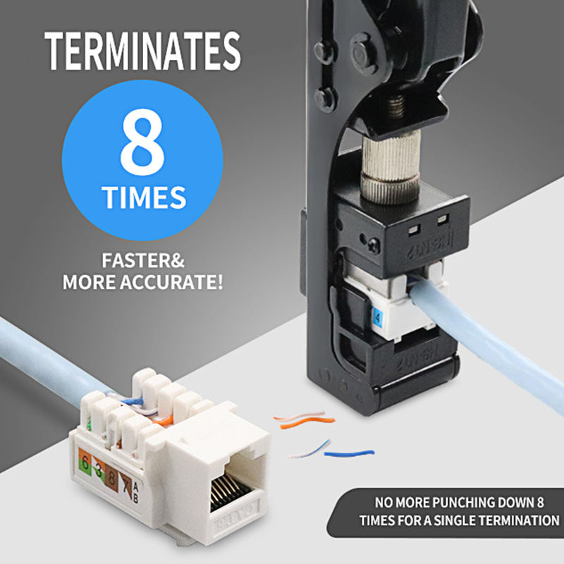 RJ45 Keystone jack per punzonare lo strumento di terminazione velocità per 90 gradi PX-T-FN