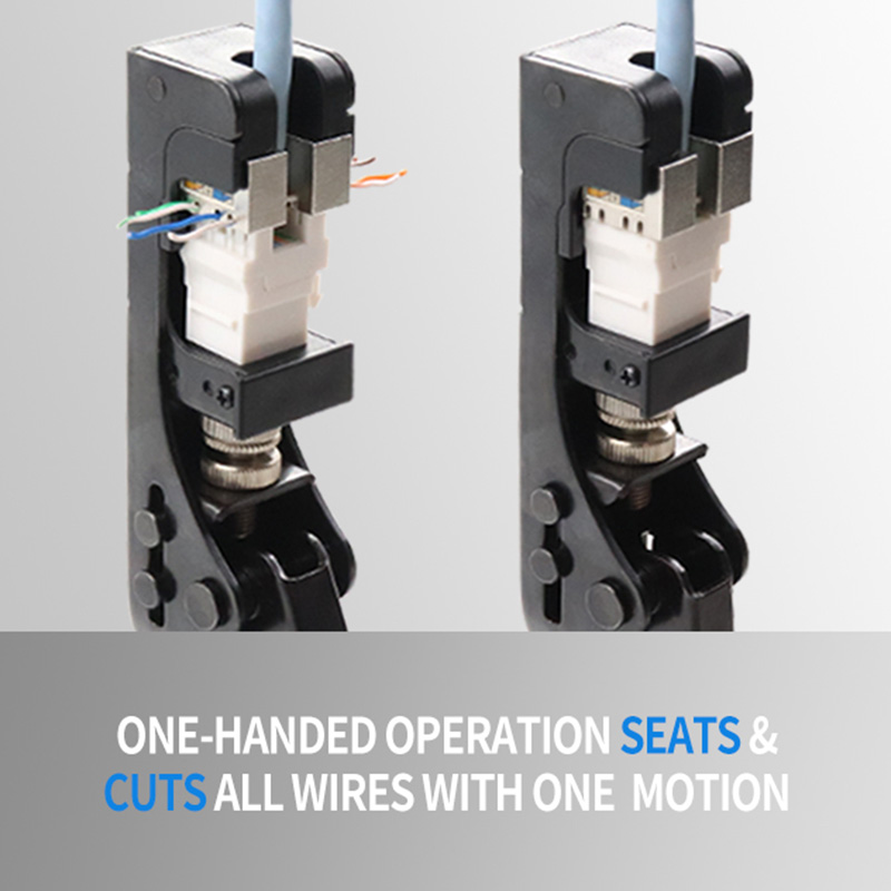 RJ45 Keystone Jack Punch Down Speed ​​Termination Strumento per 180 gradi PX-T-DS
