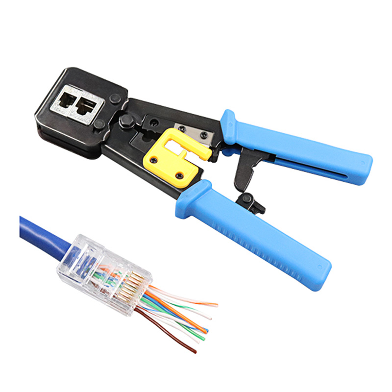 Strumento di crimpaggio RJ45 per Pass attraverso PX-376Z